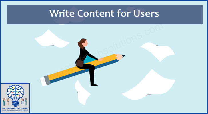 Write Content for Users